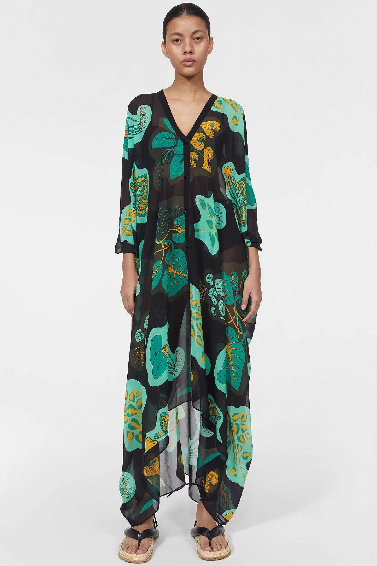 Rodebjer New Arrivals-Agave Leaf Caftan