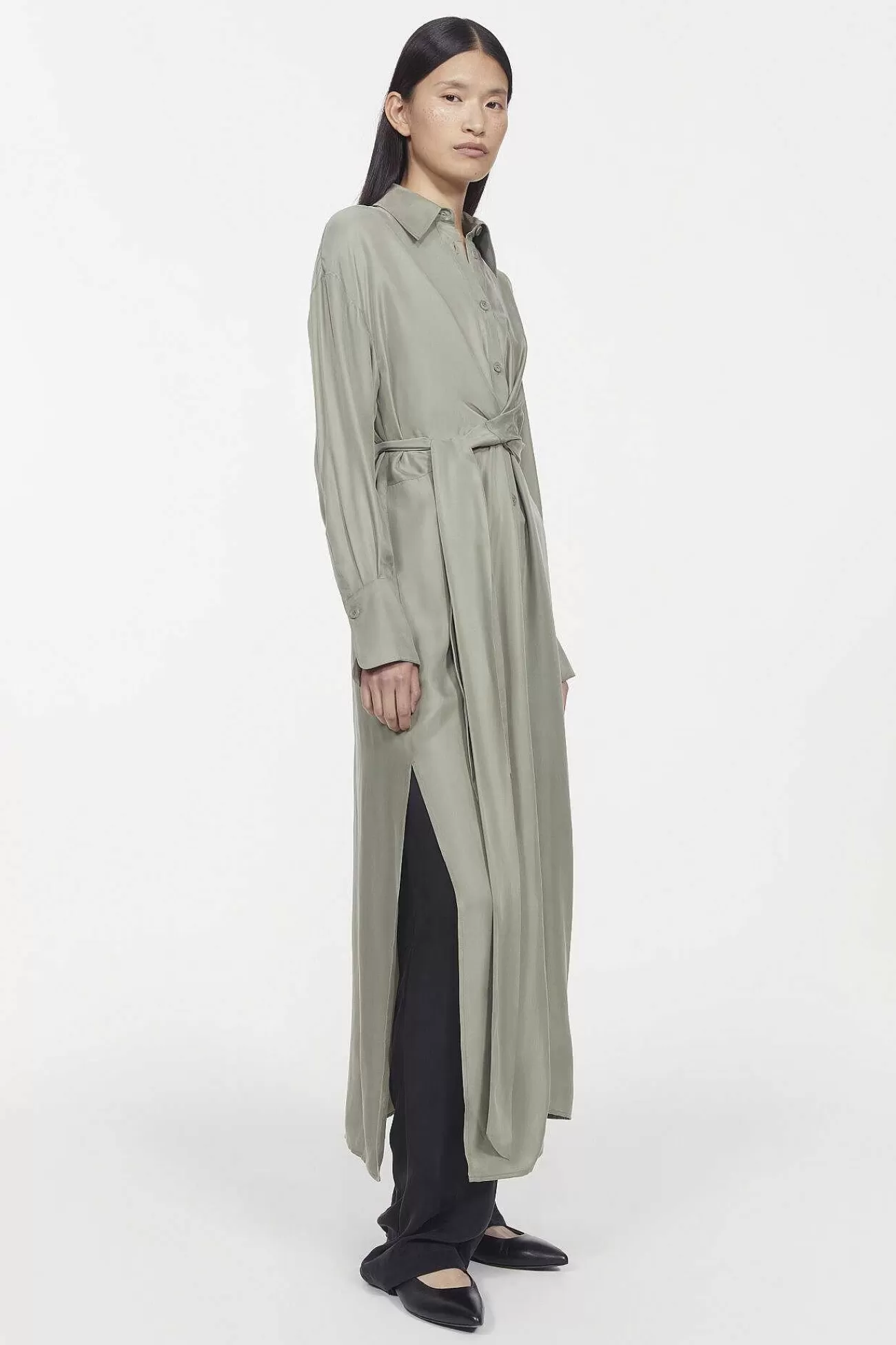 Rodebjer New Arrivals-Apple Peach Twill Dress