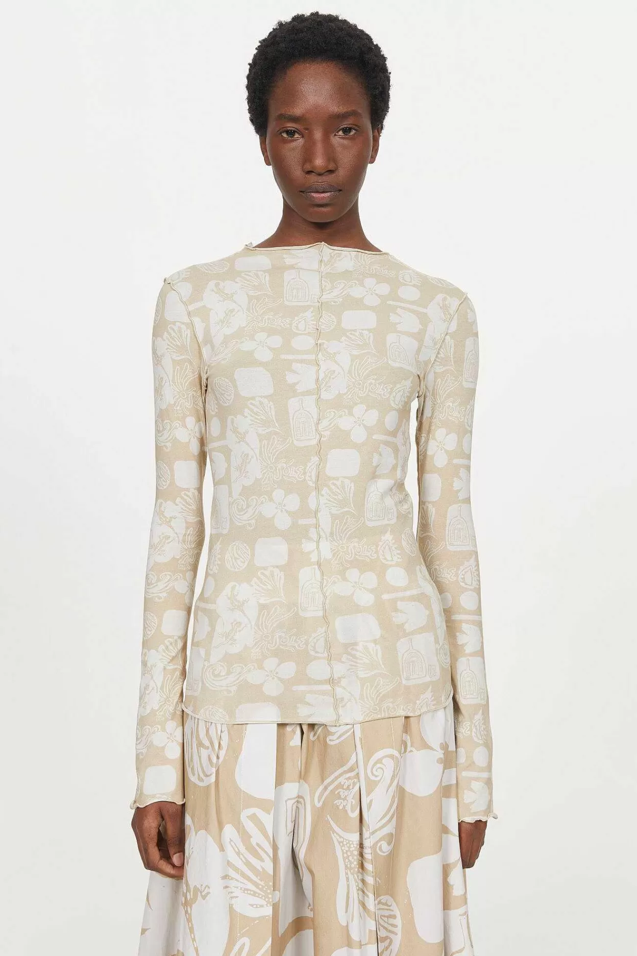Rodebjer Tops-Columbina Sketchbook Jersey Top