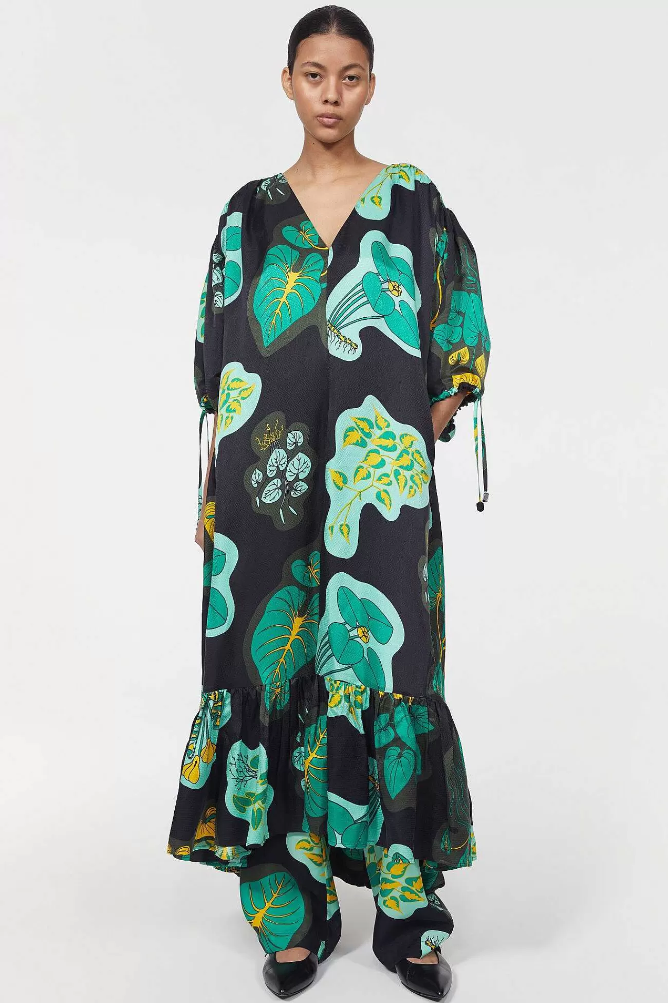 Rodebjer Dresses & Caftans-Dakota Leaf Hammered Dress