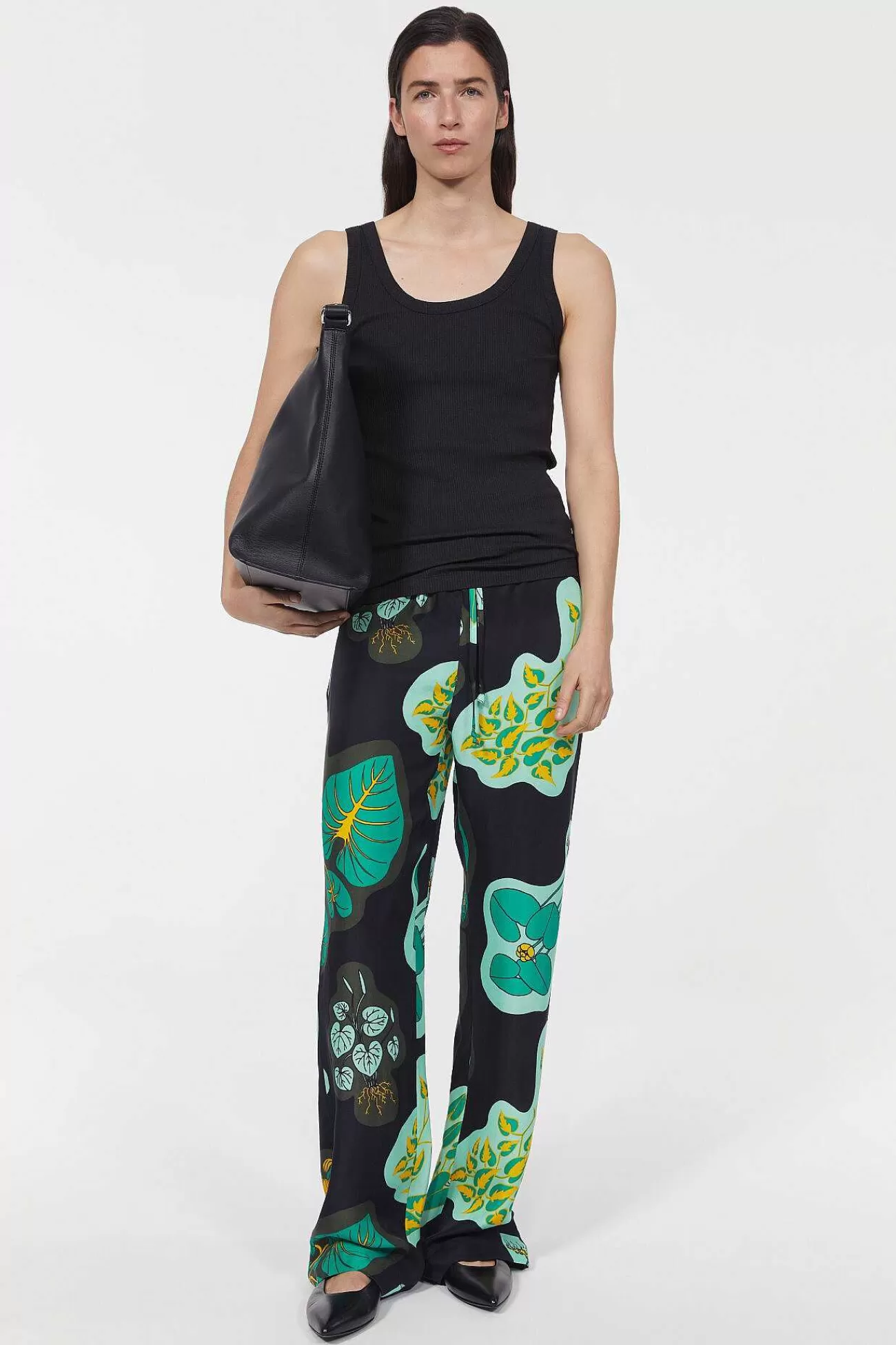 Rodebjer The Heartleaf Capsule-Lunara Leaf Pants