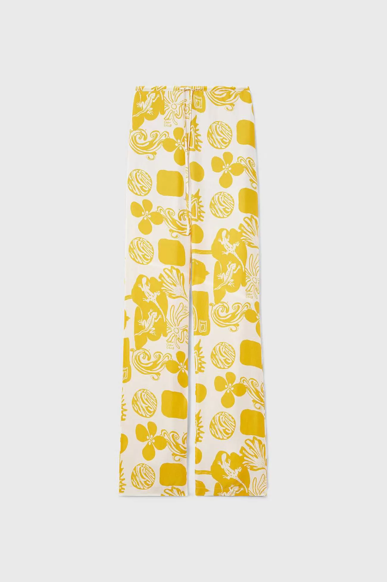 Rodebjer Trousers-Lunara Print Pants