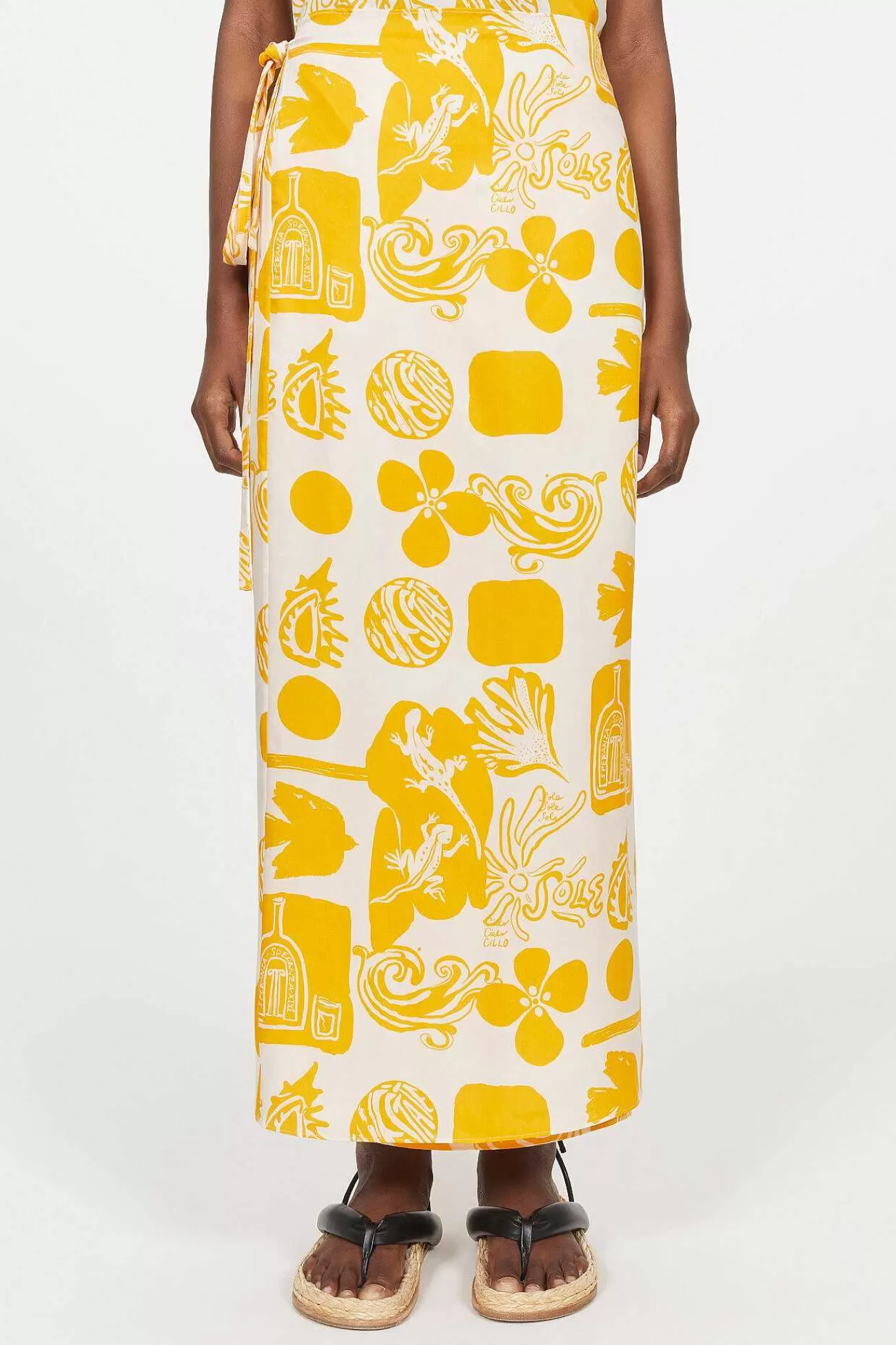 Rodebjer Skirts-Lunata Print Skirt