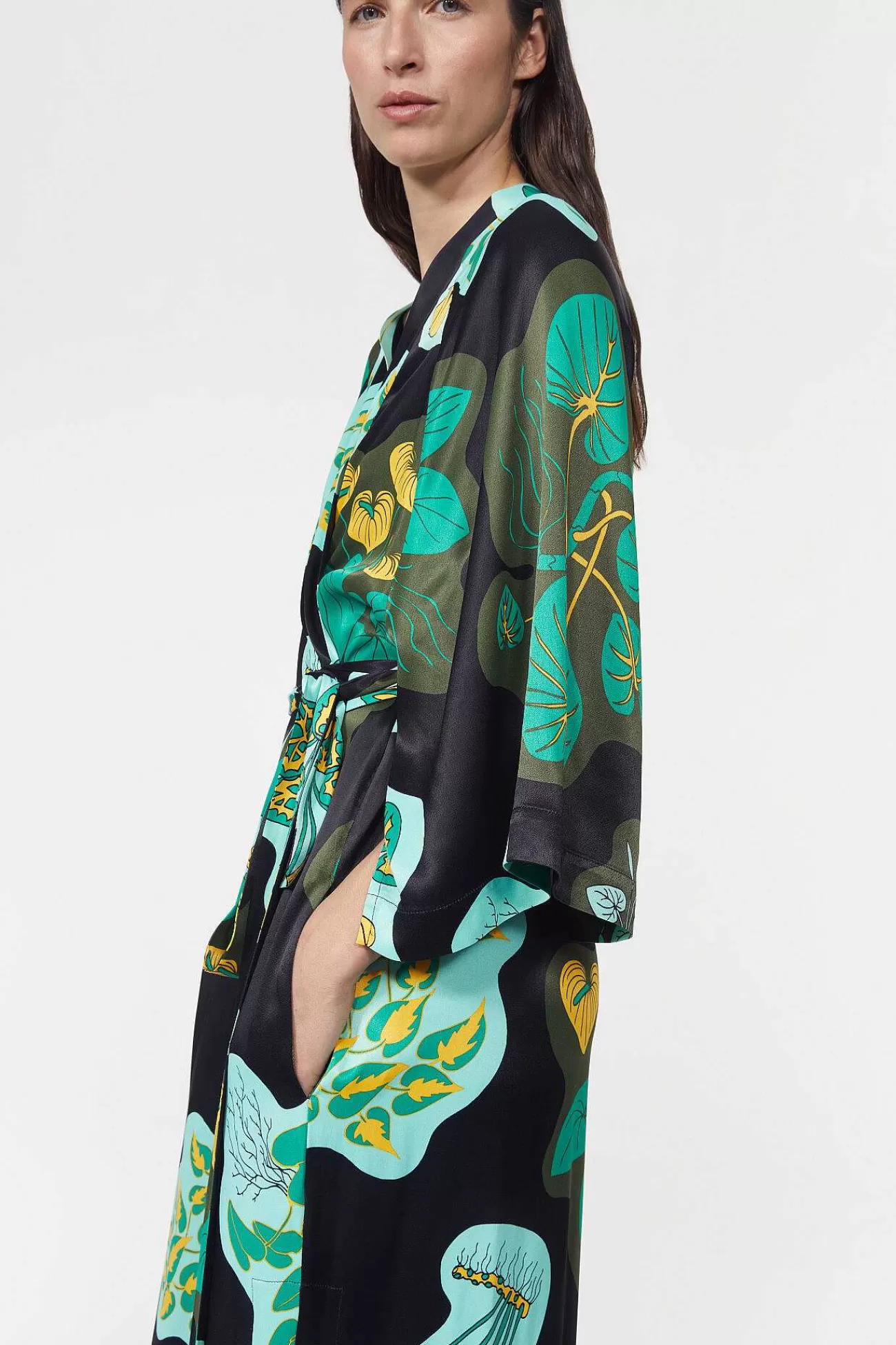 Rodebjer New Arrivals-Mabelin Cape Leaf