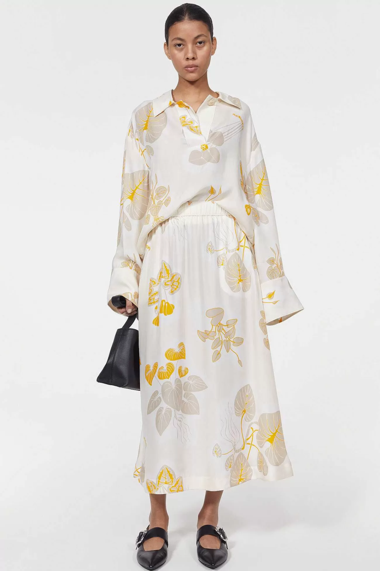 Rodebjer New Arrivals-Marla Leaf Skirt