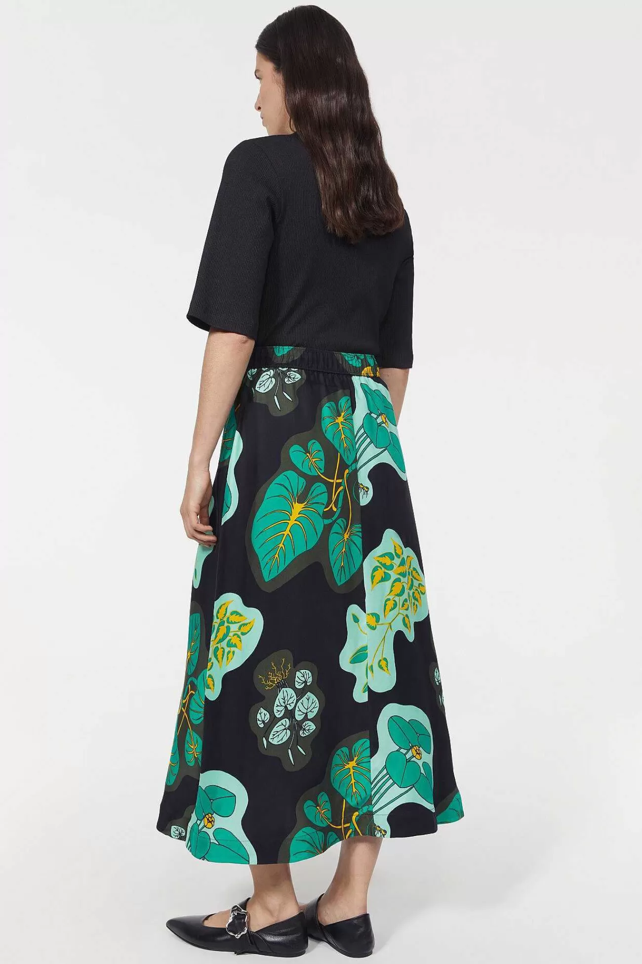 Rodebjer Skirts-Marla Leaf Skirt