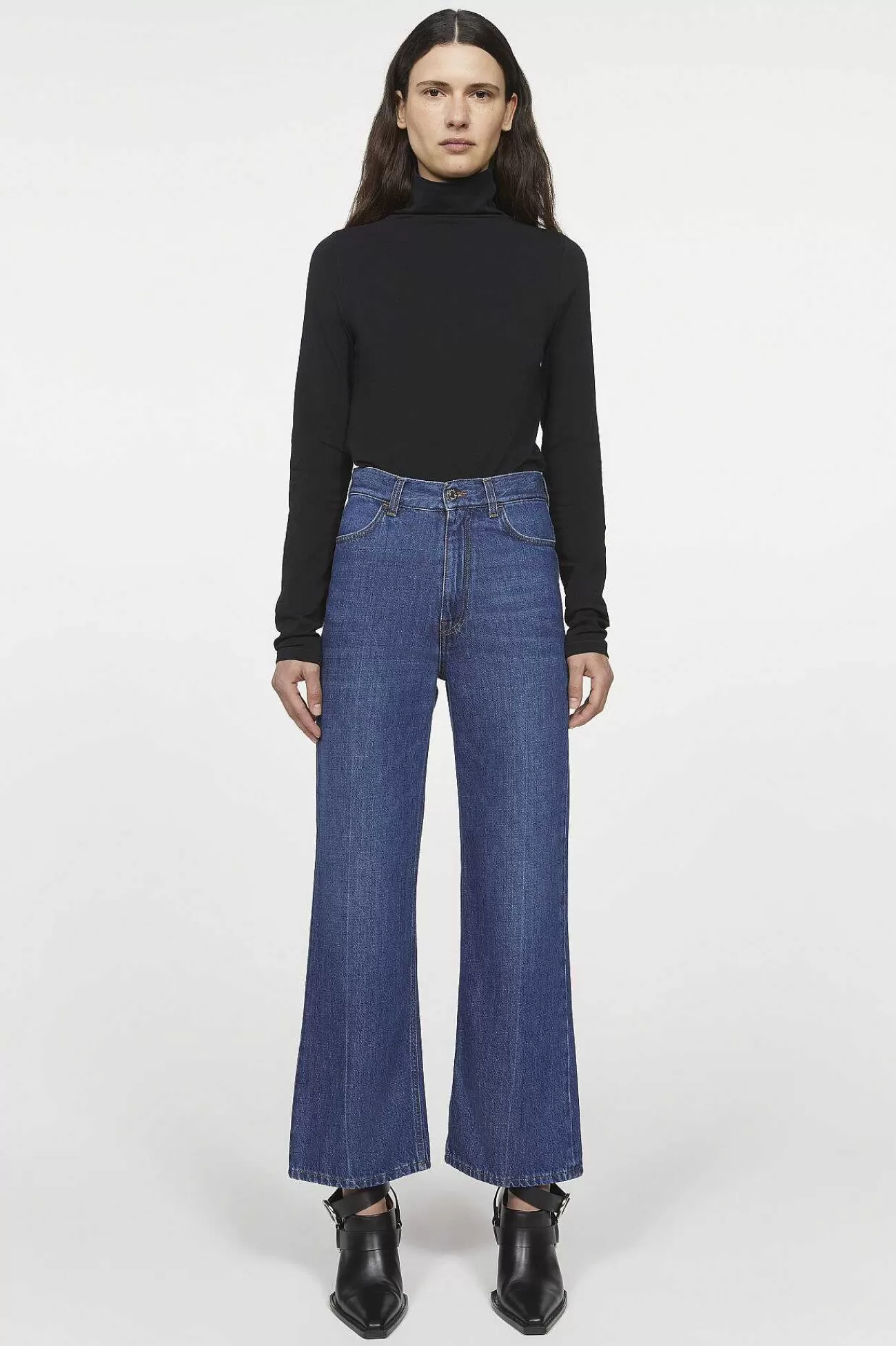 Rodebjer Denim-Mini Culotte Denim