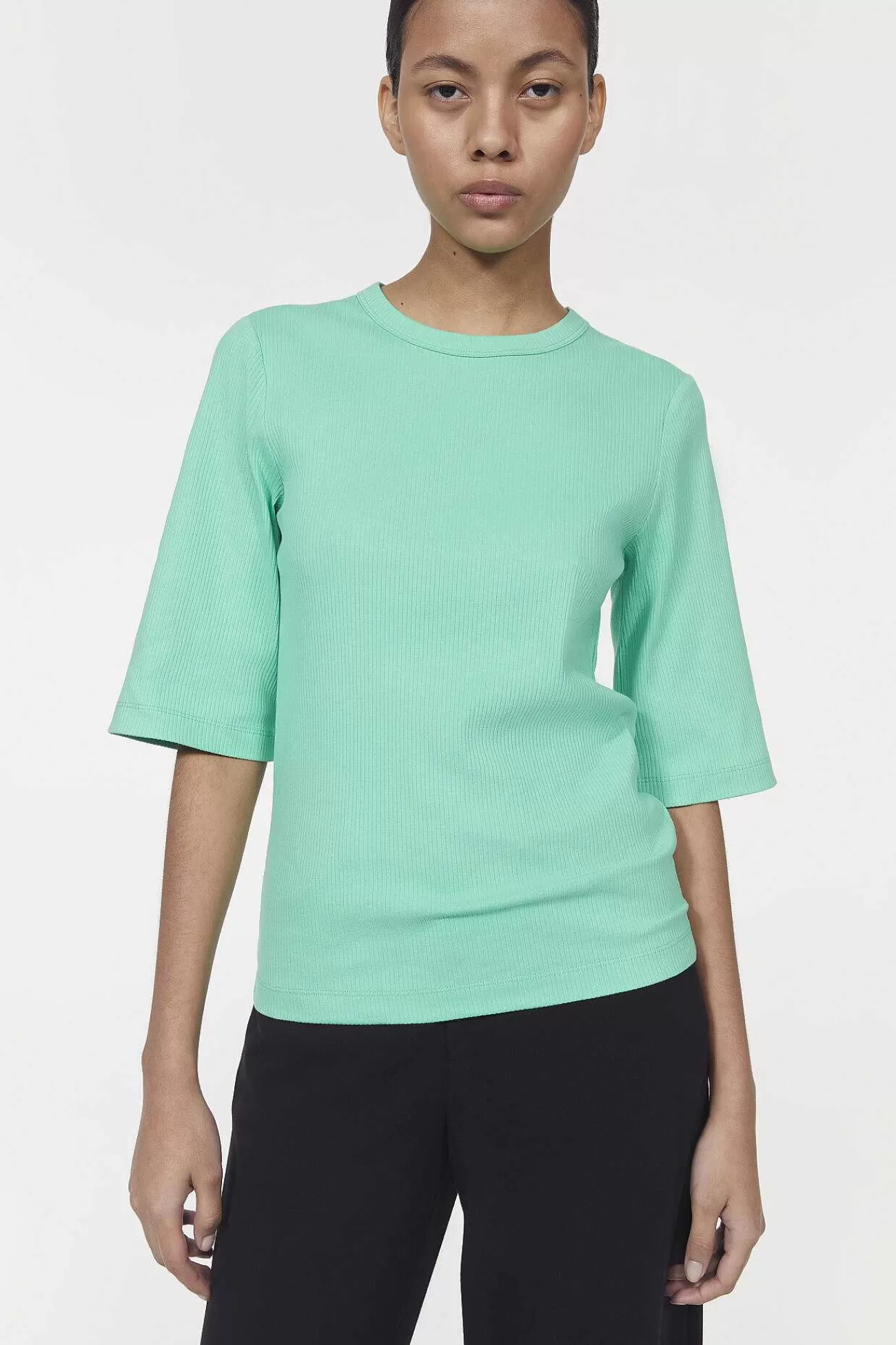 Rodebjer Tops-Sprint Cotton T-Shirt
