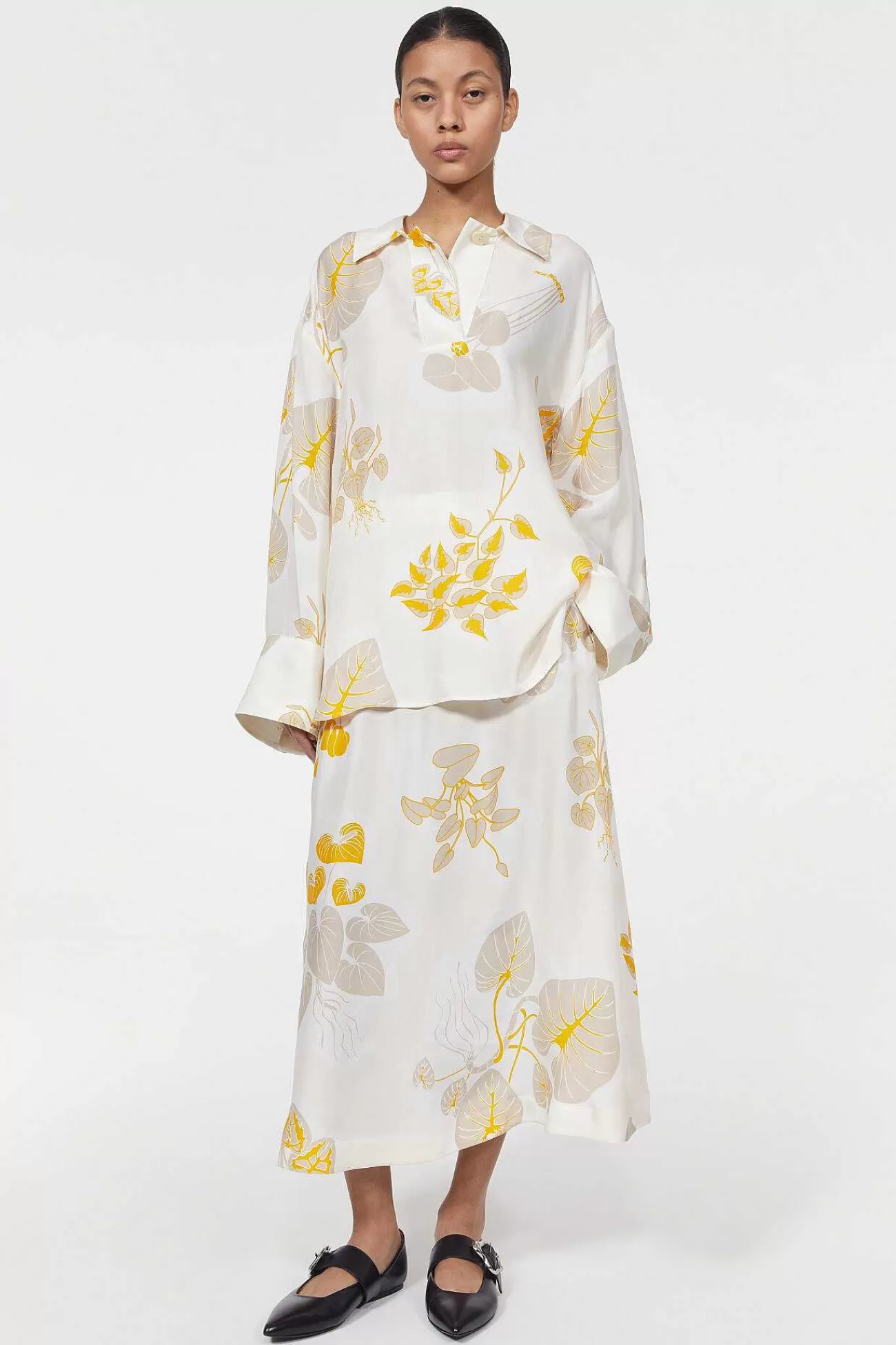 Rodebjer The Heartleaf Capsule-Sunshine Leaf Shirt