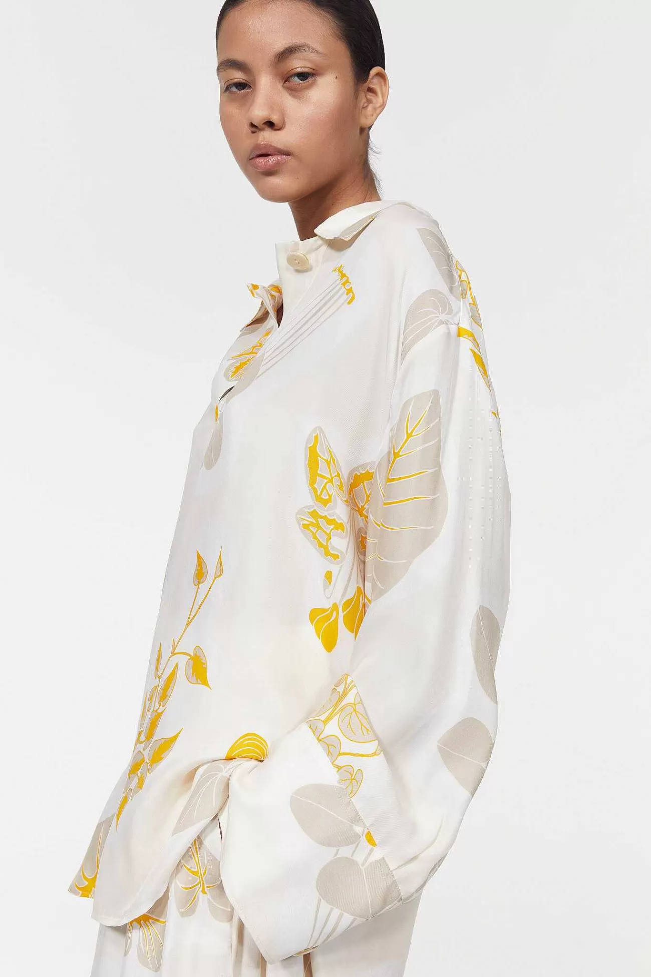 Rodebjer New Arrivals-Sunshine Leaf Shirt